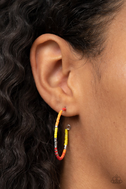 Joshua Tree Tourist - multi - Paparazzi earrings