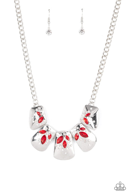 Jubilee Jingle - red - Paparazzi necklace