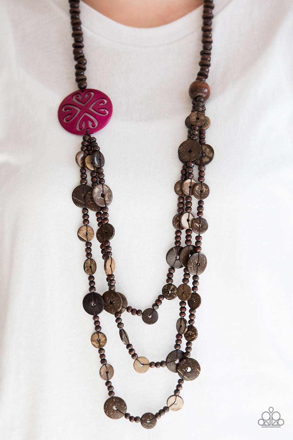 Jungle Jive - pink - Paparazzi necklace