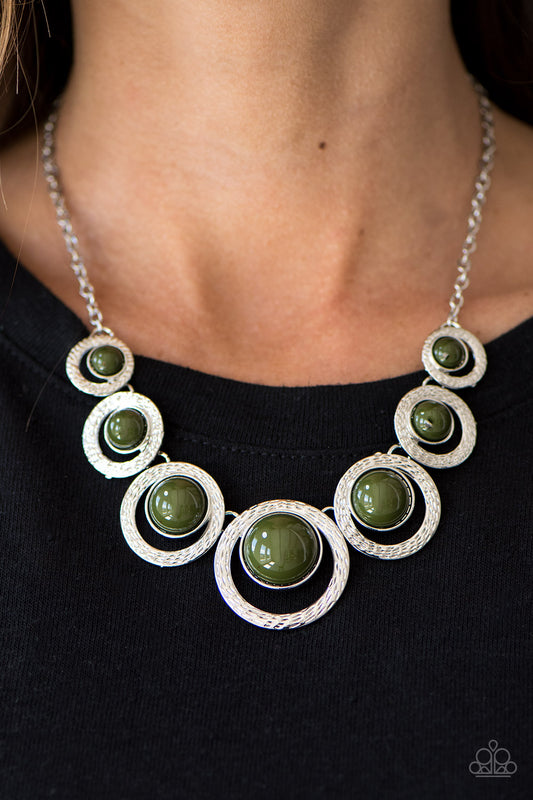 Jungle River - green - Paparazzi necklace