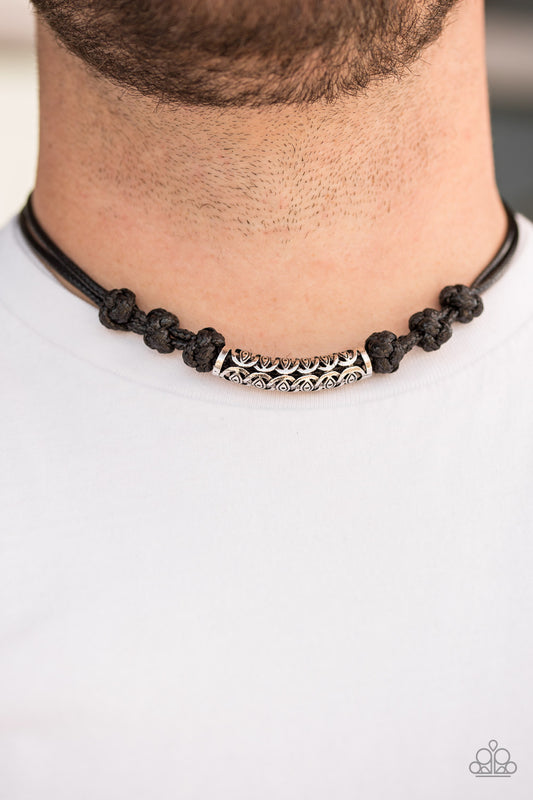Jungle Rover - black - Paparazzi necklace