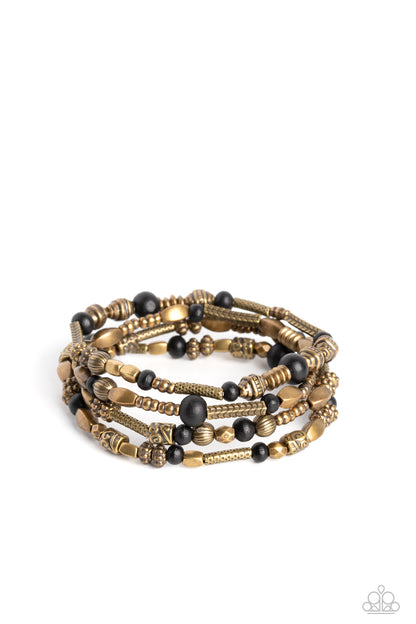 Jungle Jubilee - brass - Paparazzi bracelet