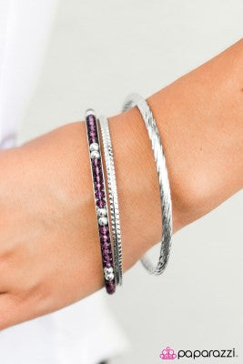 Just Stay GLAM - Purple - Paparazzi bracelets
