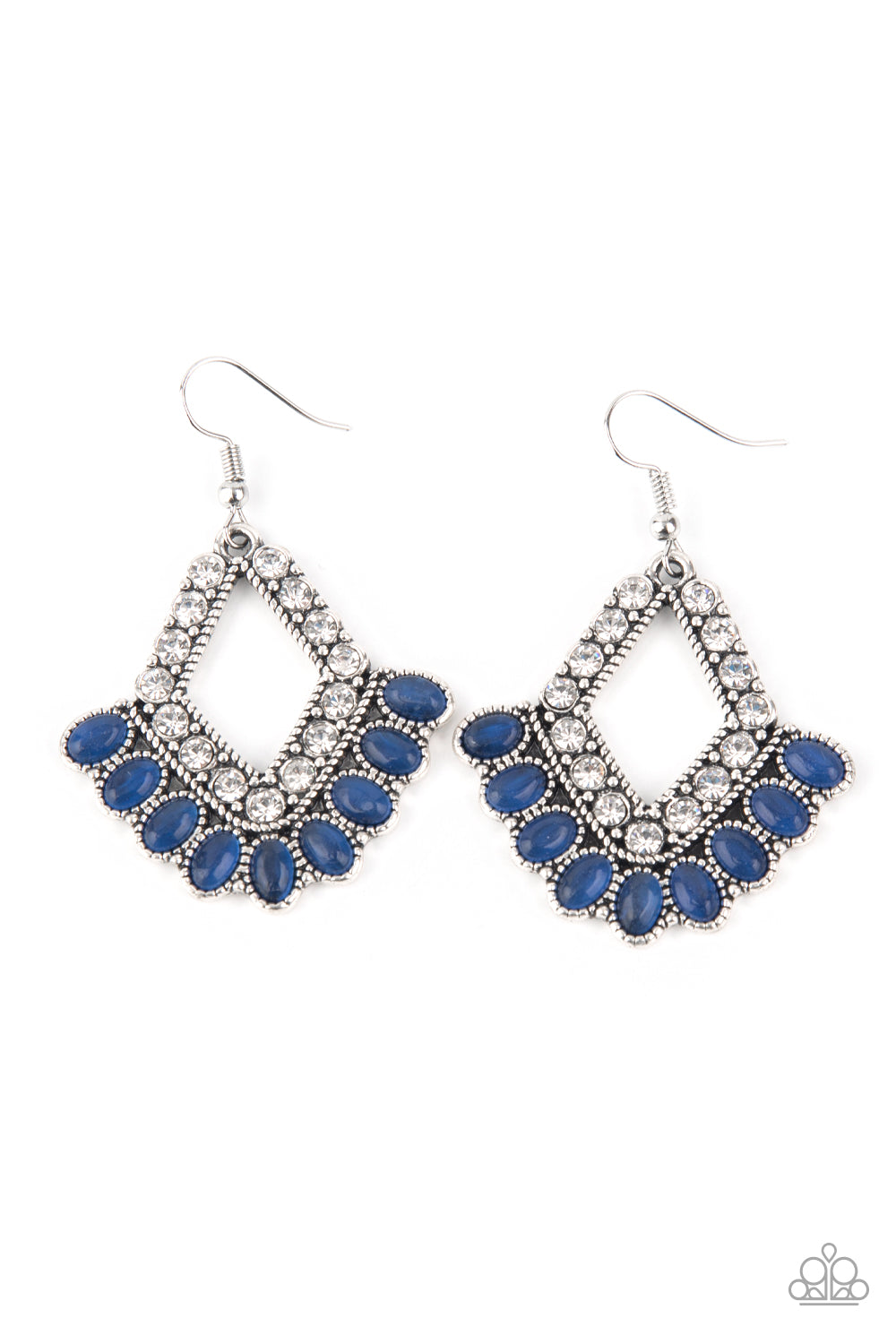 Just BEAM Happy - blue - Paparazzi earrings