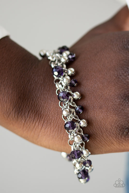 Just For The FUND Of It - purple - Paparazzi bracelet