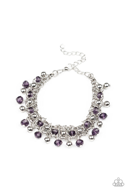 Just For The FUND Of It - purple - Paparazzi bracelet