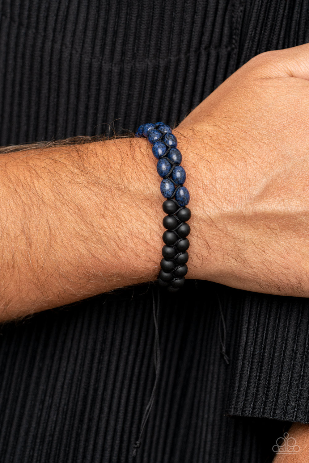 Just Play Cool - blue - Paparazzi MENS bracelet