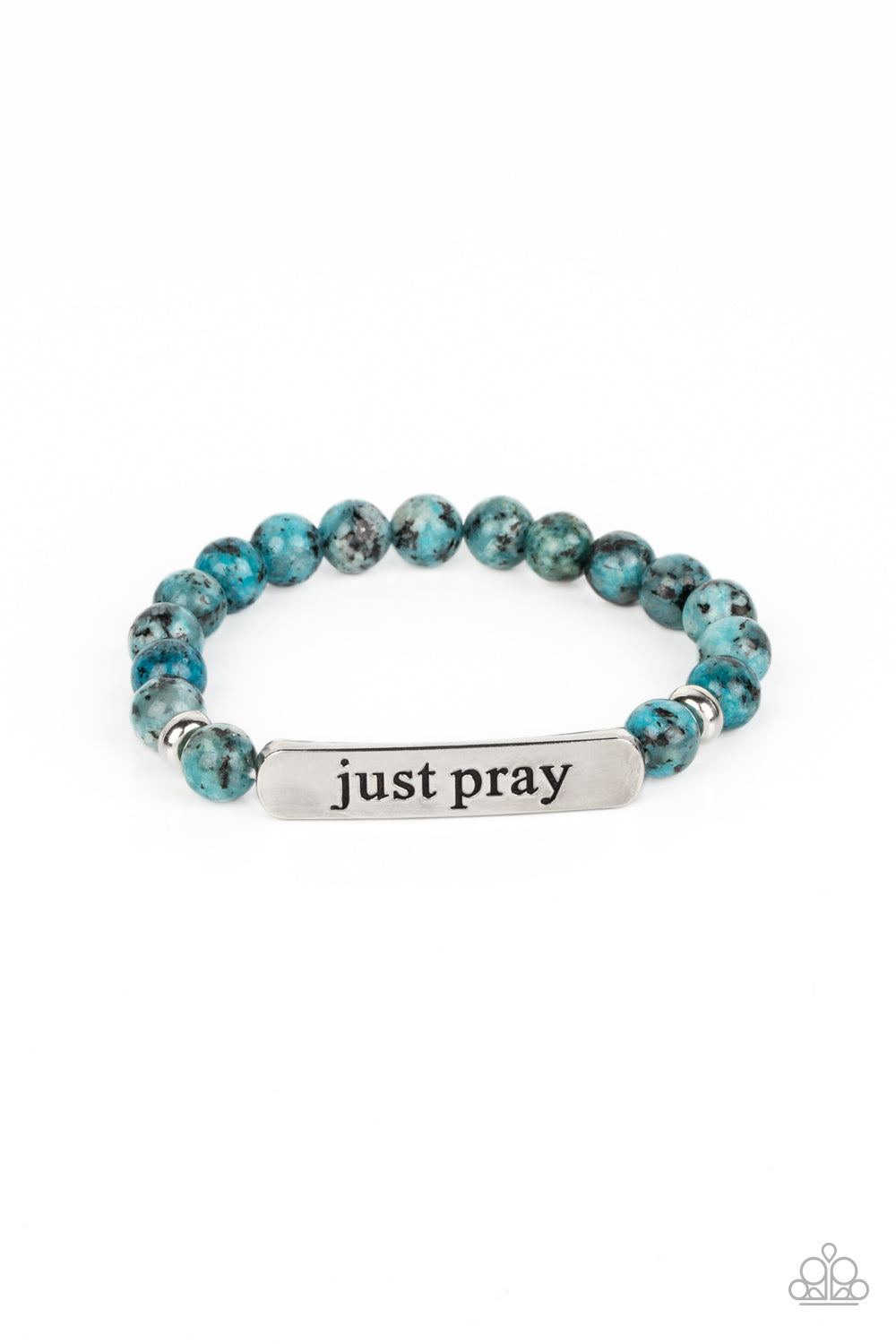 Just Pray - blue - Paparazzi bracelet