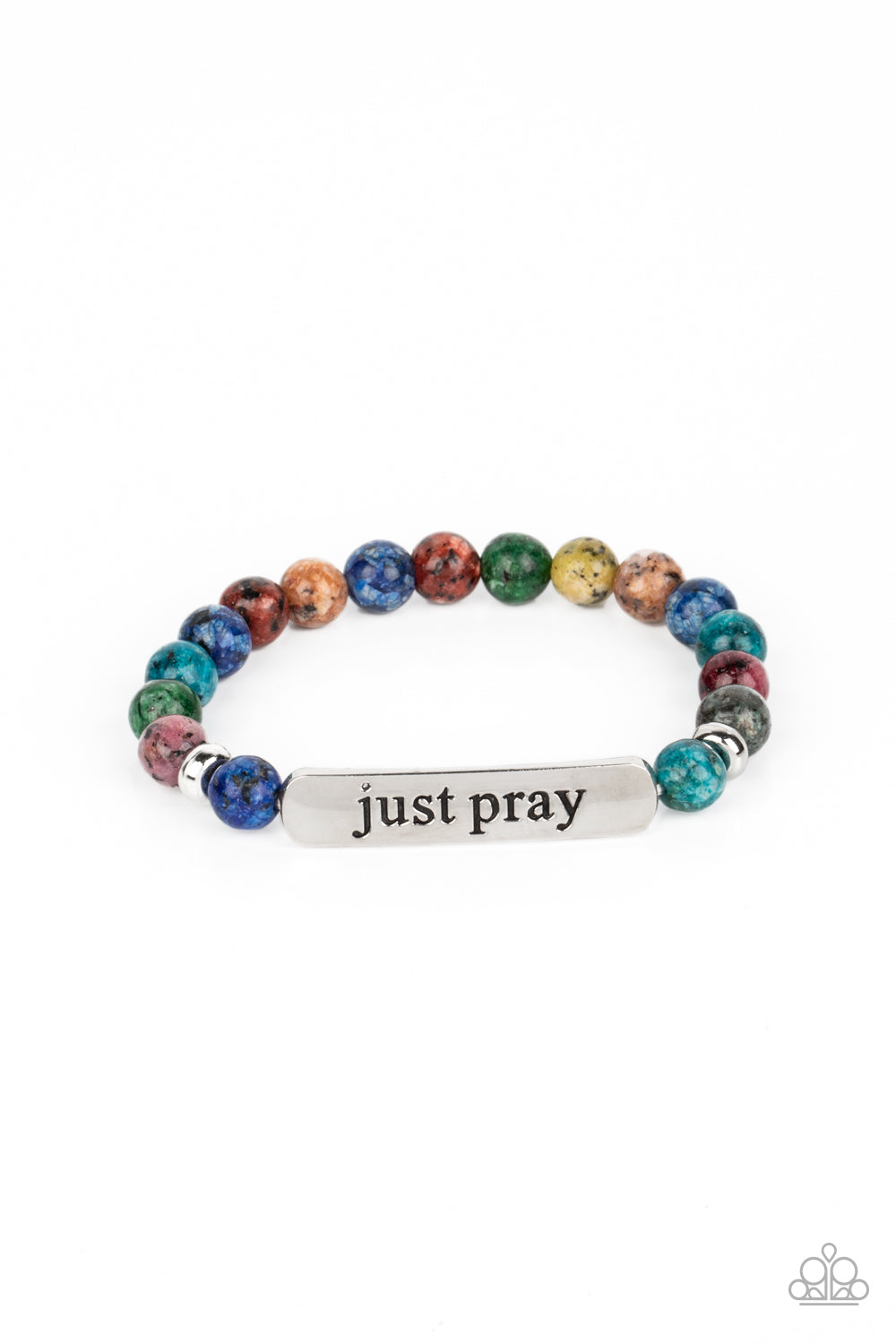 Just Pray - multi - Paparazzi bracelet