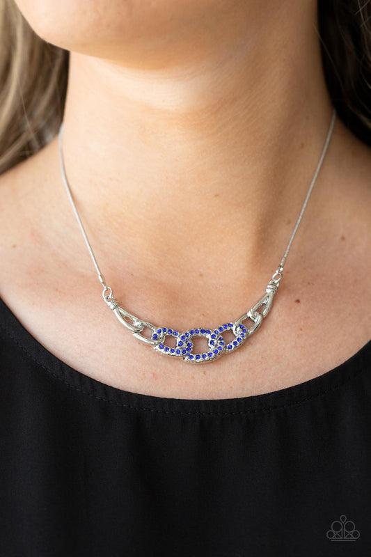 KNOT In Love - blue - Paparazzi necklace