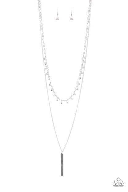 Keep Your Eye On The Pendulum - silver - Paparazzi necklace