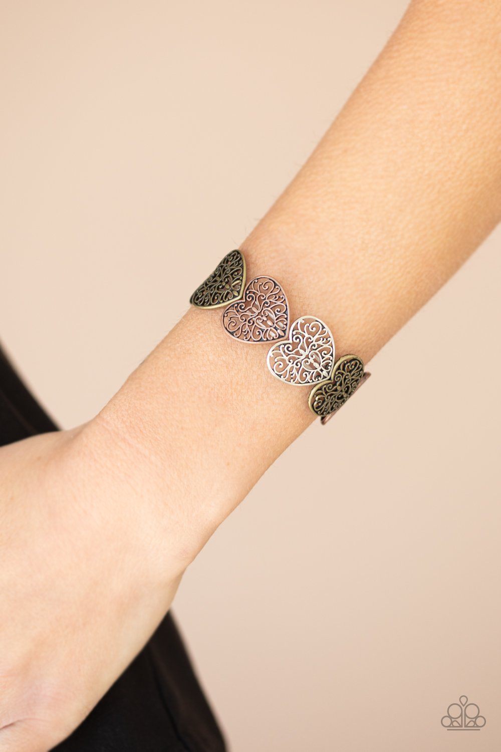 Keep Love In Your Heart-multi-Paparazzi bracelet