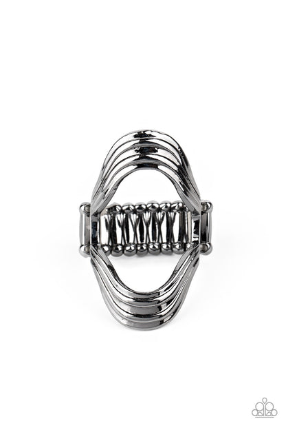 Keep An Open Mind - black - Paparazzi ring