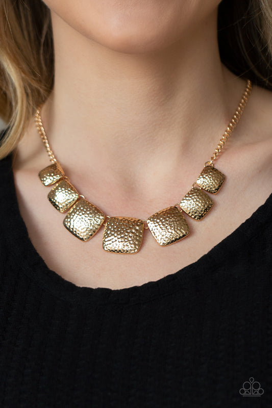 Keeping It RELIC - gold - Paparazzi necklace