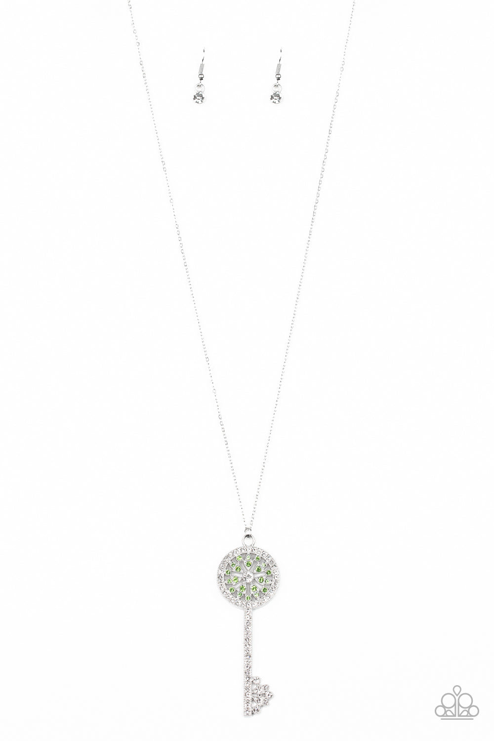 Keeping Secrets - green - Paparazzi necklace