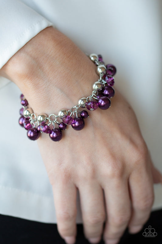 Kensington Kiss - purple - Paparazzi bracelet