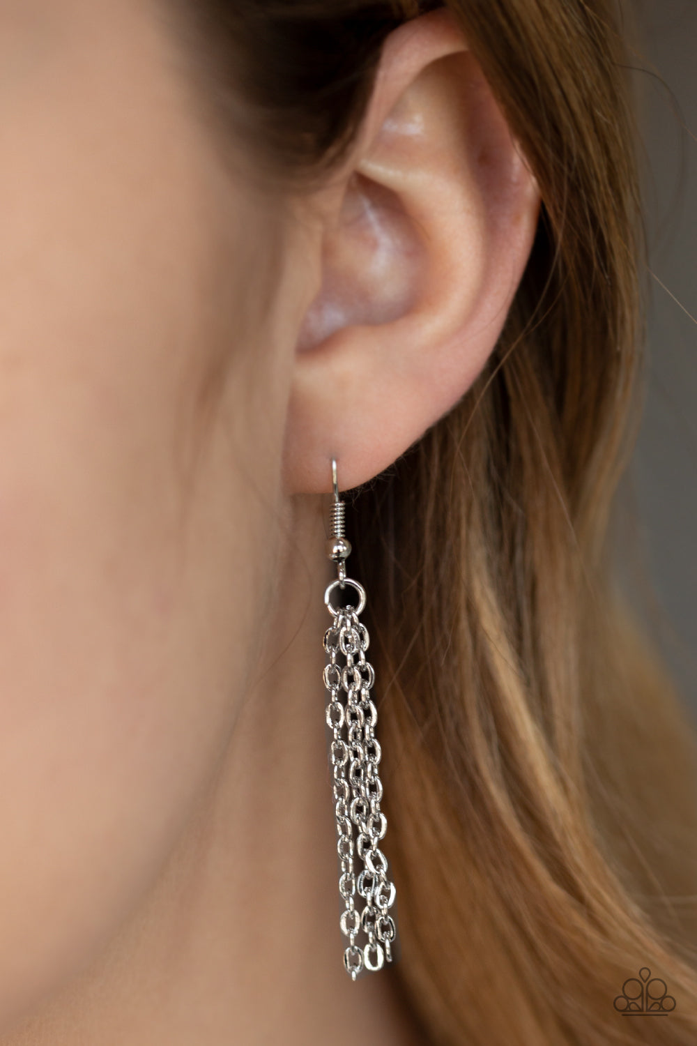 Key Keepsake - silver - Paparazzi necklace