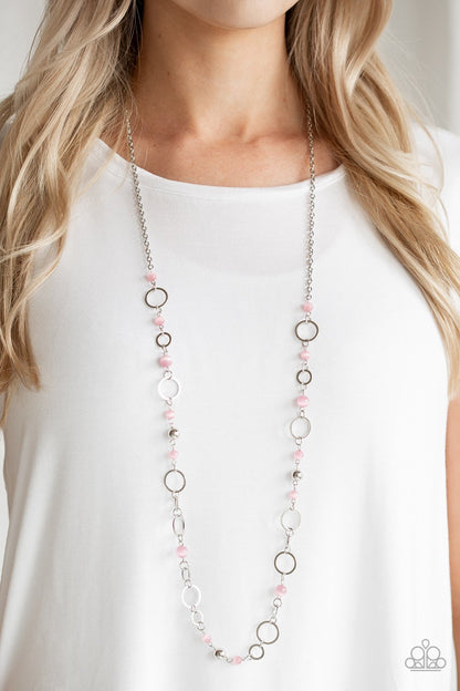 Kid In A Candy Shop-pink-Paparazzi necklace