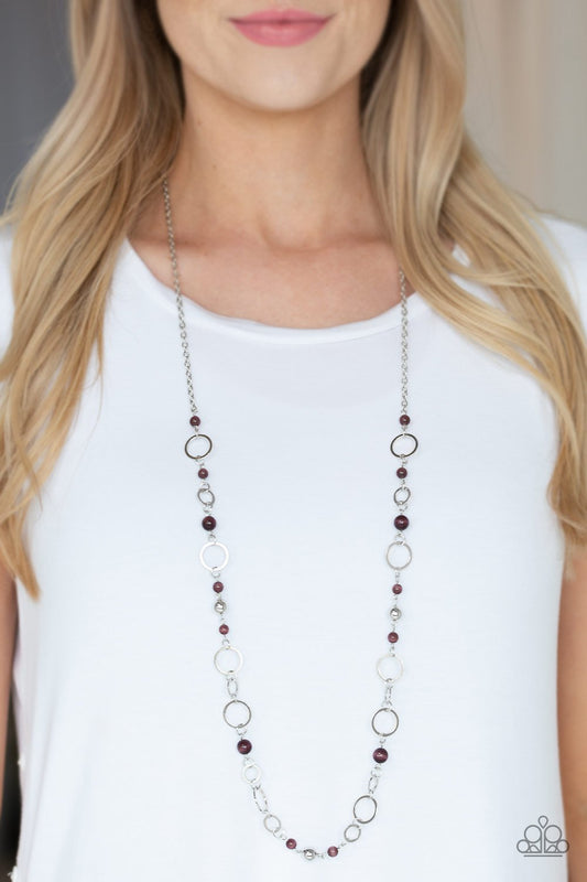 Kid In A Candy Shop-purple-Paparazzi necklace