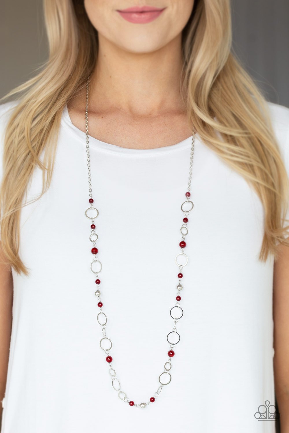 Kid In A Candy Shop-red-Paparazzi necklace