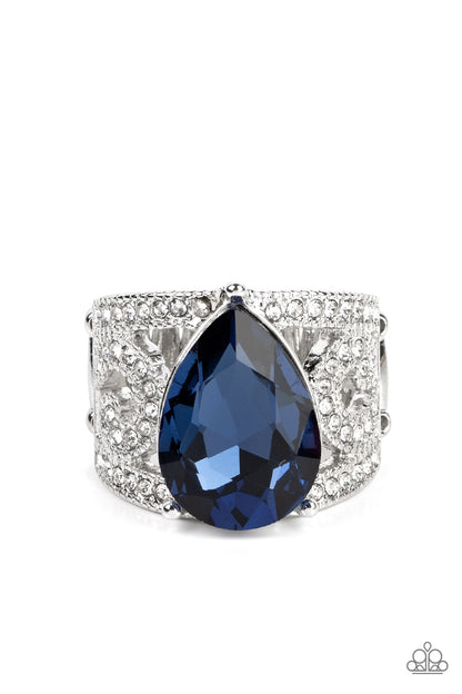 Kinda a Big Deal - blue - Paparazzi ring