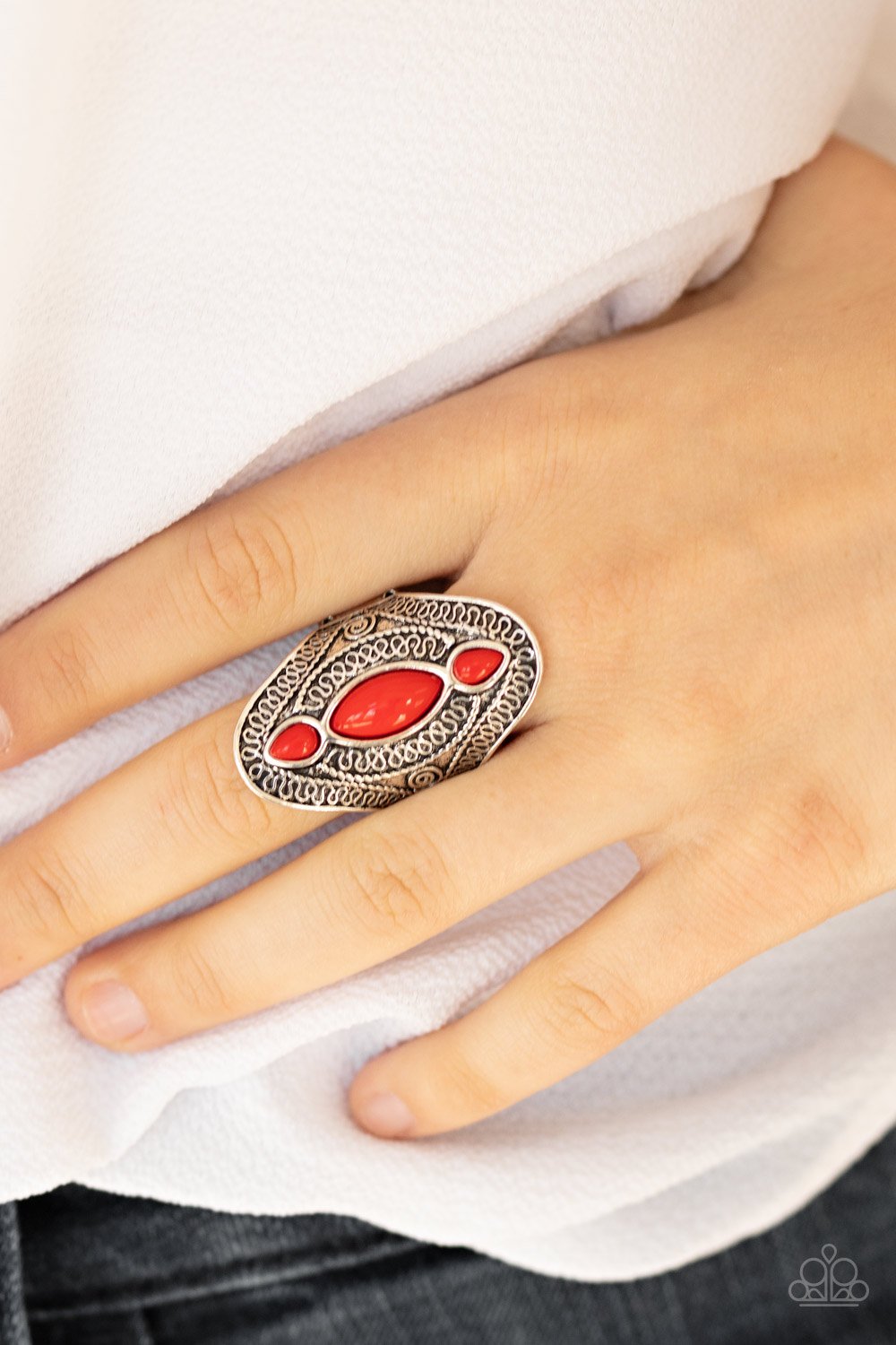 Kindred Spirit - red - Paparazzi ring