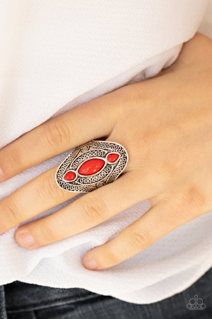 Kindred Spirit - red - Paparazzi ring
