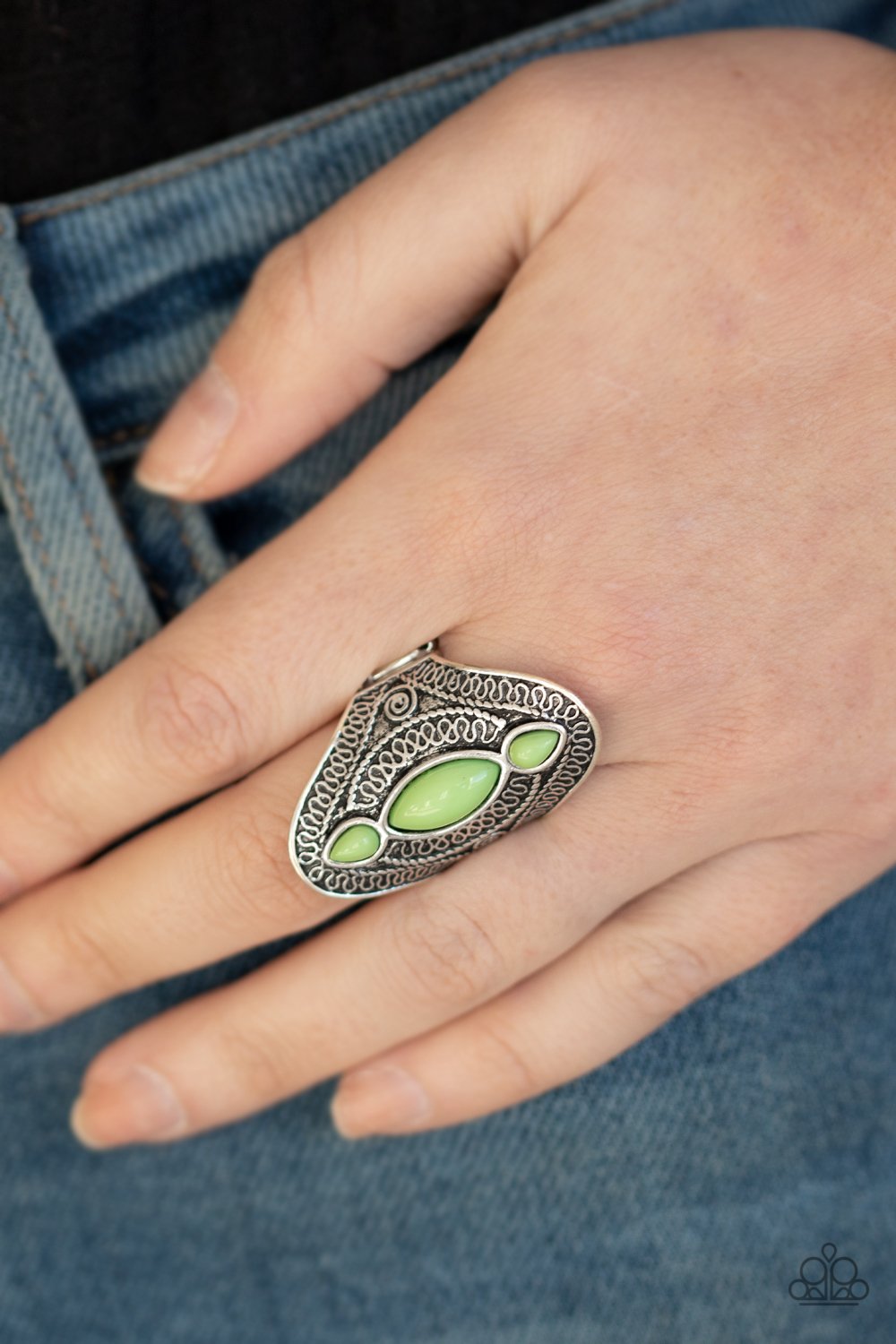 Kindred Spirit-green-Paparazzi ring