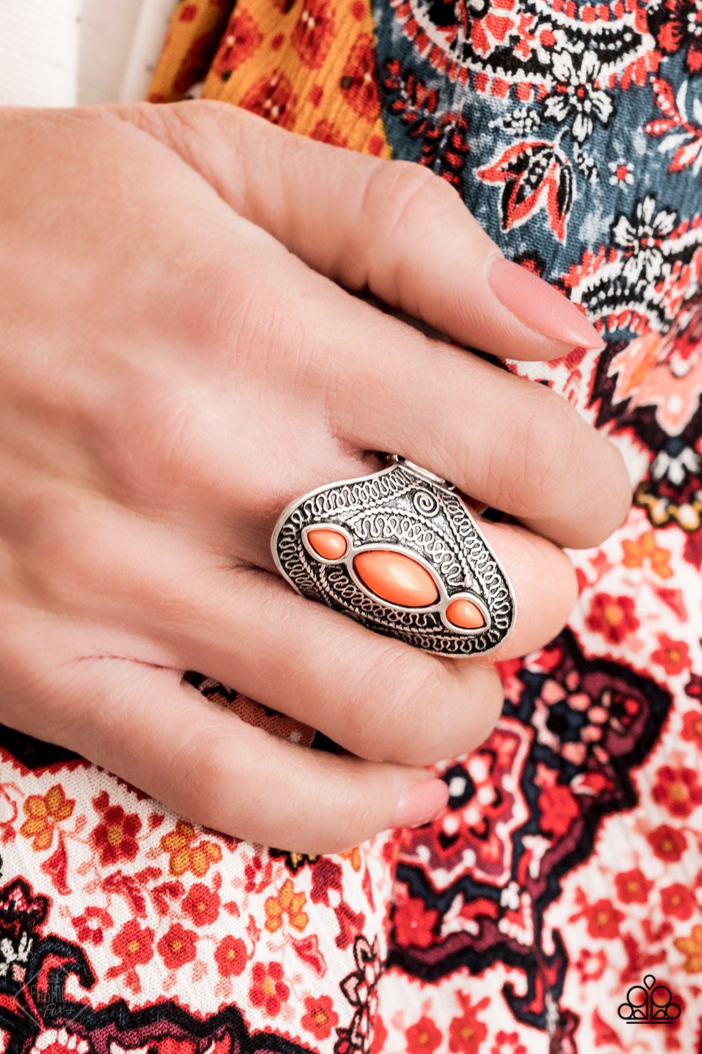 Kindred Spirit-orange-Paparazzi ring