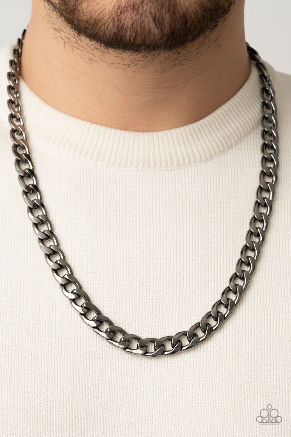 Knockout Champ - black - Paparazzi MENS necklace