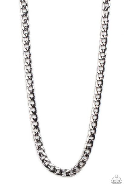 Knockout Champ - black - Paparazzi MENS necklace