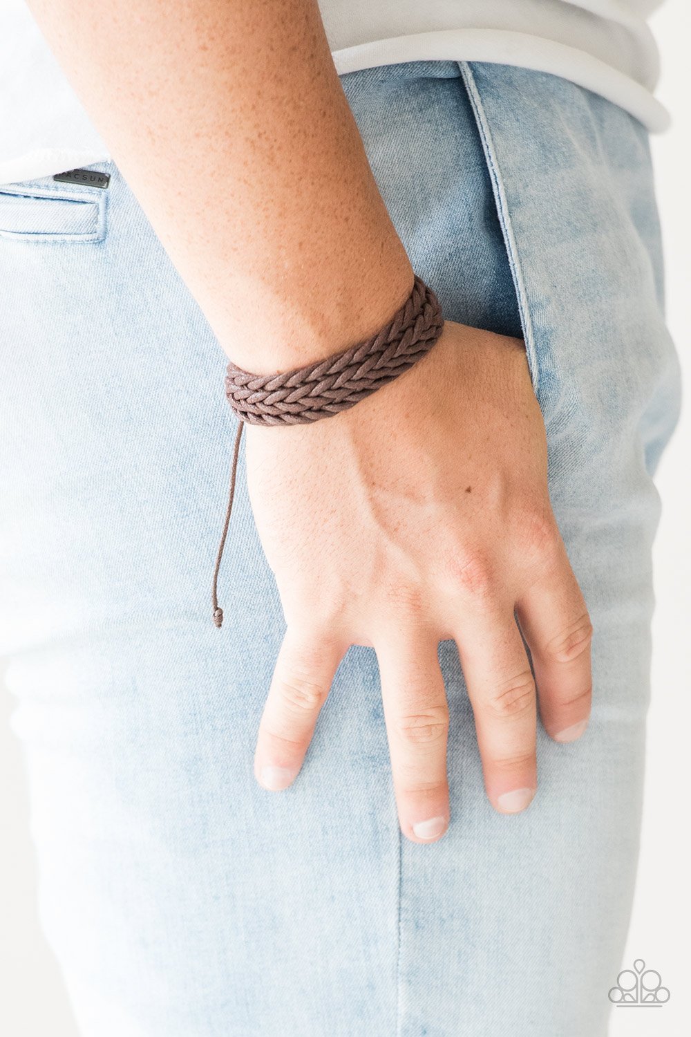 Knot the End of the World - brown - Paparazzi bracelet