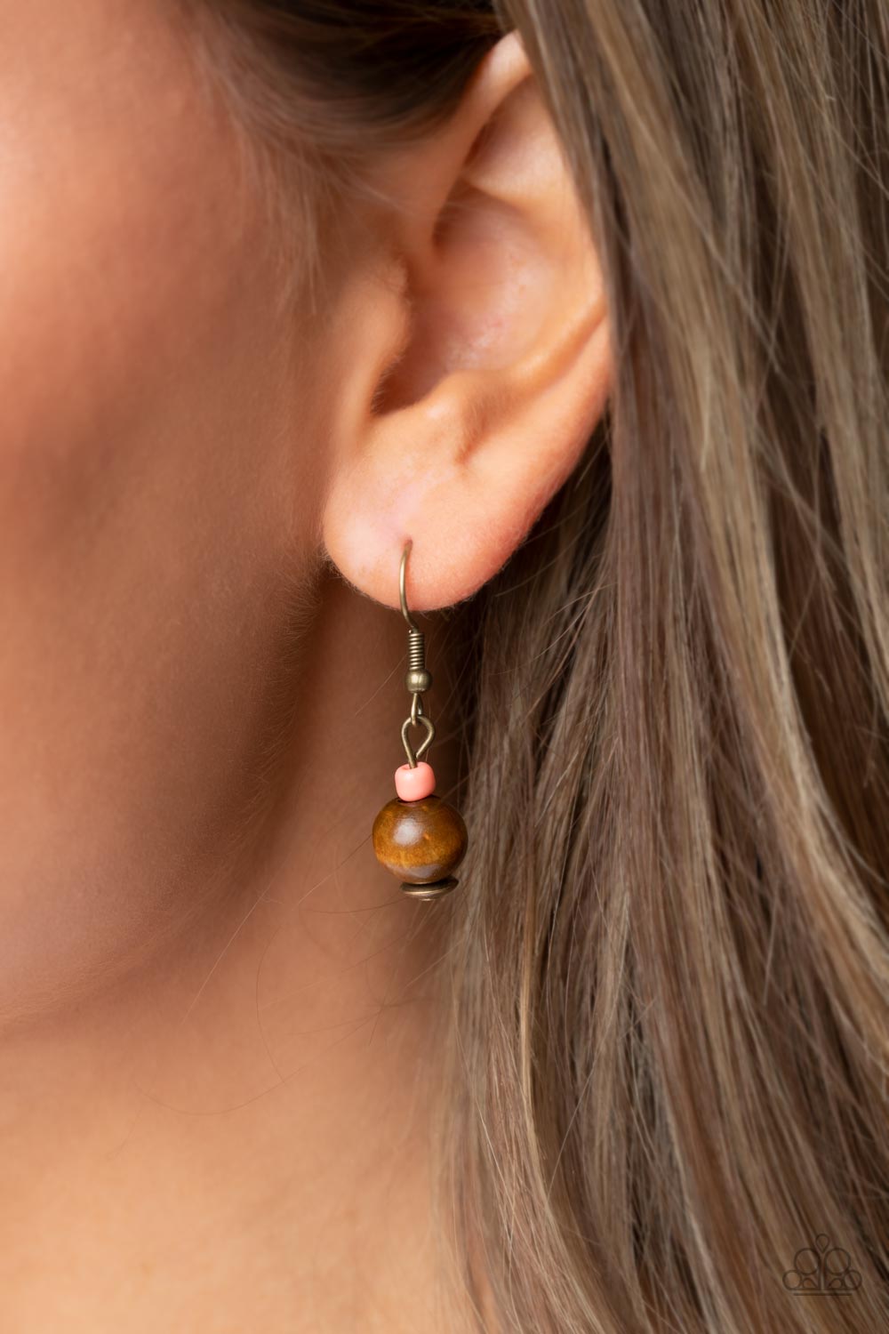 Knotted Keepsake - orange - Paparazzi necklace