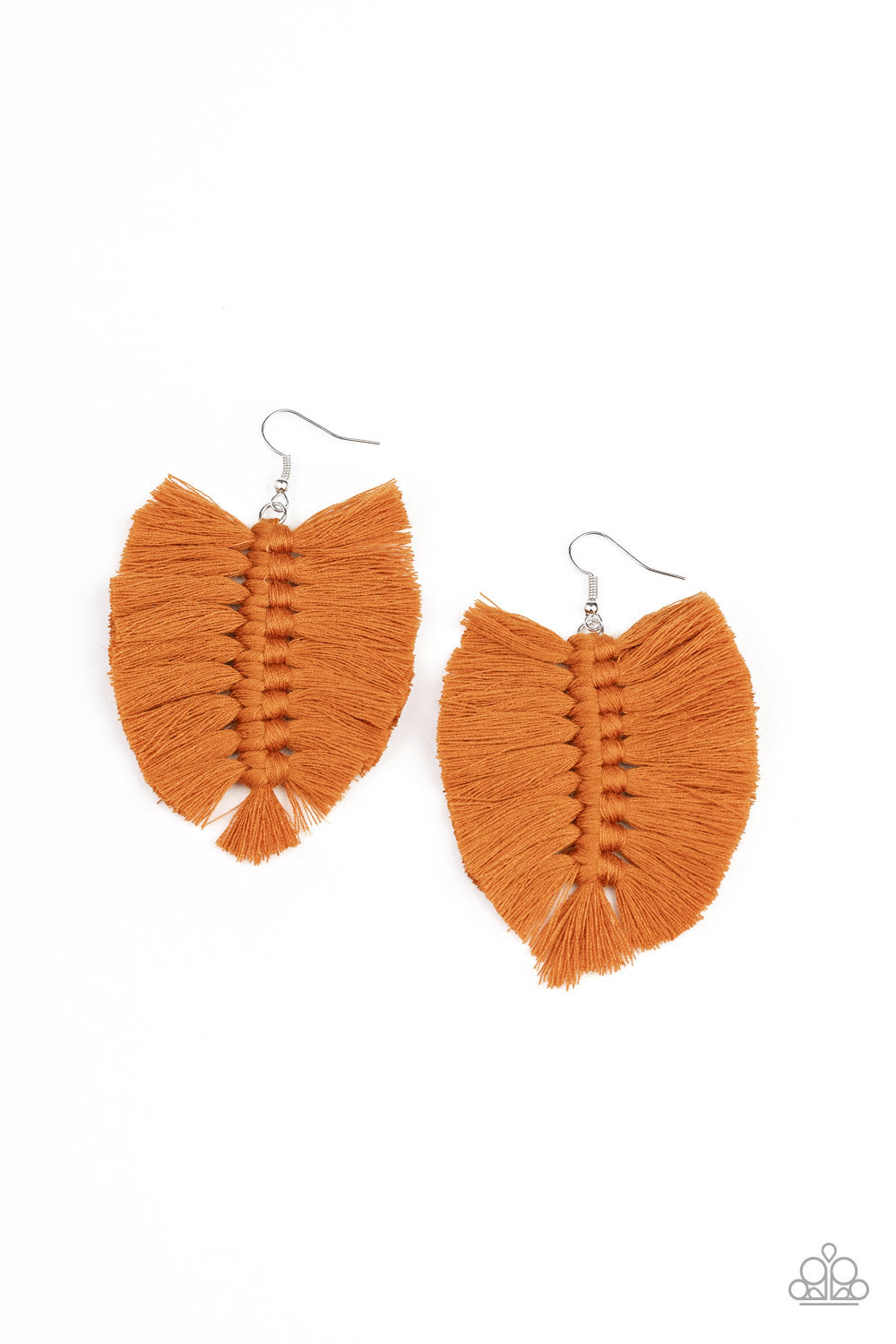 Knotted Native - brown - Paparazzi earrings