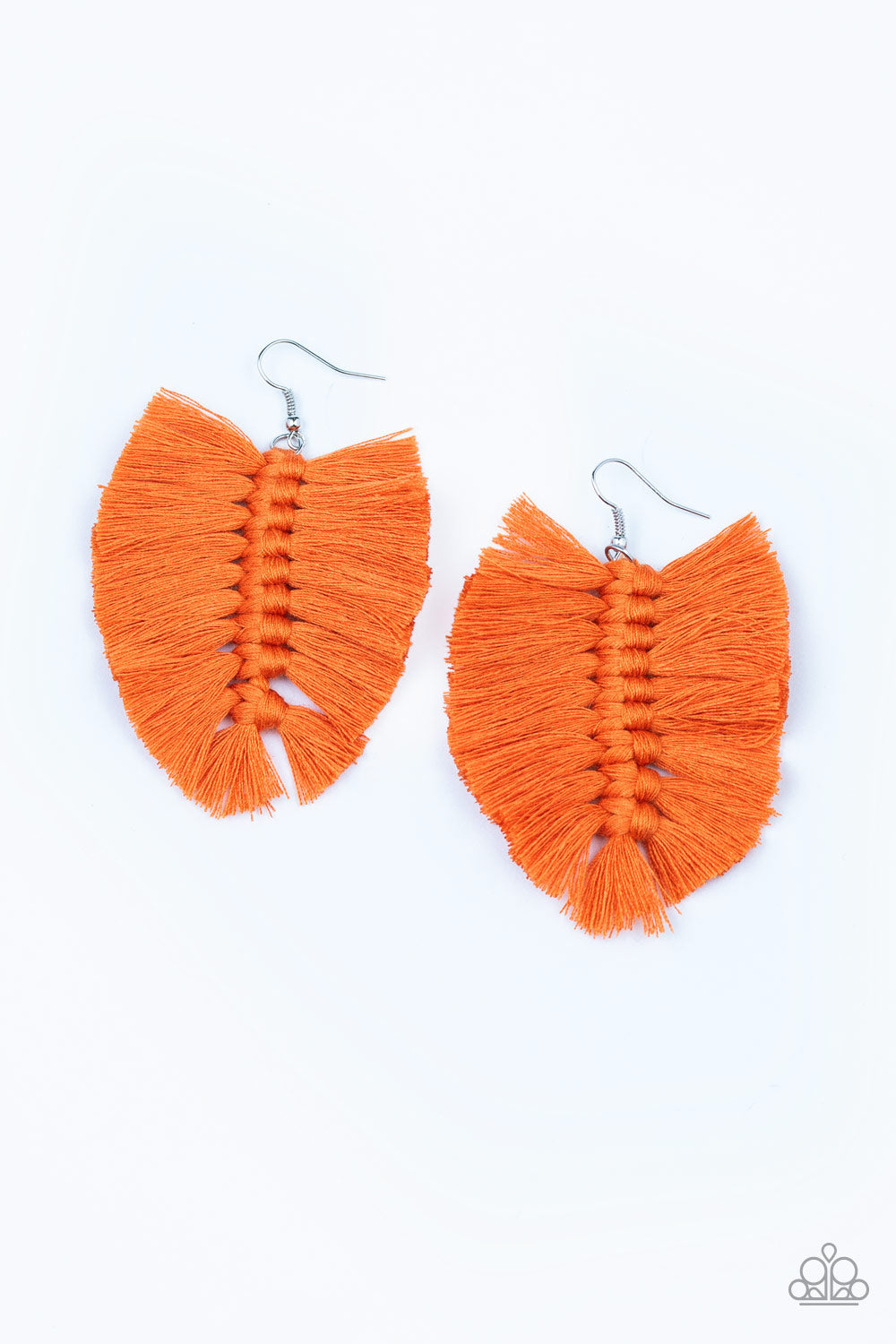 Knotted Native - orange - Paparazzi earrings