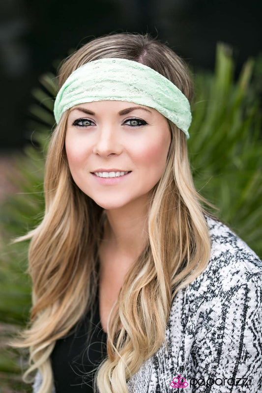 LACE To LACE - Green - Paparazzi headband