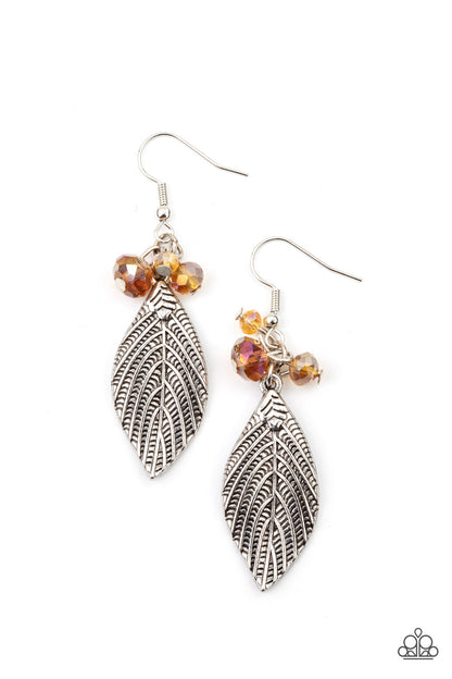 LEAF it to Fate - brown - Paparazzi earrings