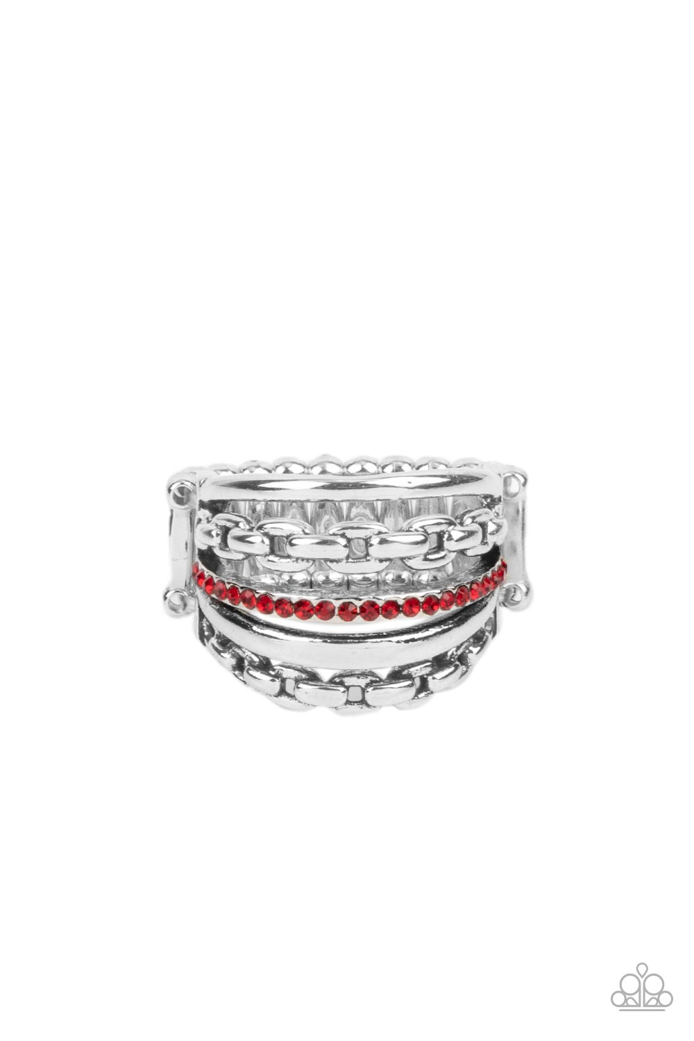 LINK Out Loud - red - Paparazzi ring