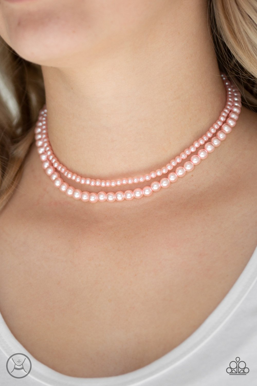 Ladies Choice - pink - Paparazzi CHOKER necklace
