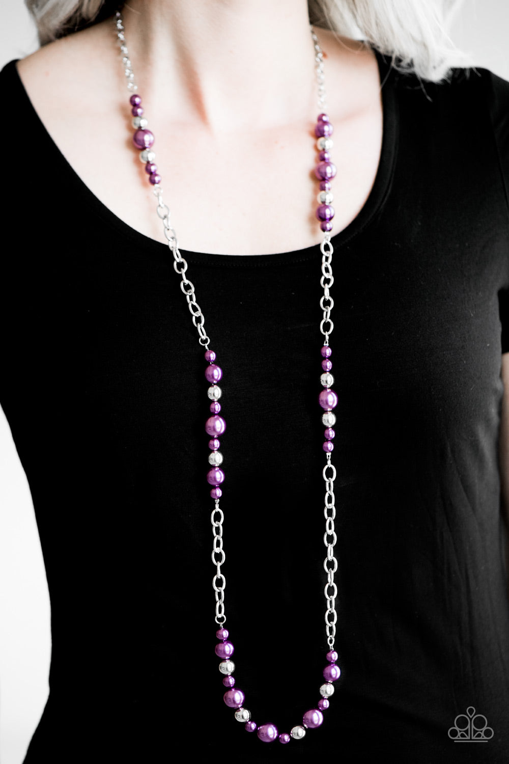 Lady Boss - Purple - Paparazzi necklace