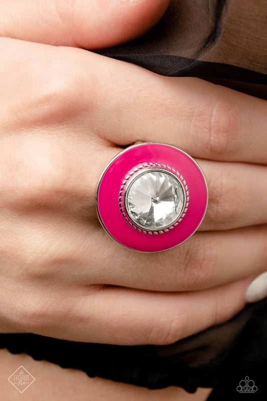 Ladylike Levity - pink - Paparazzi ring