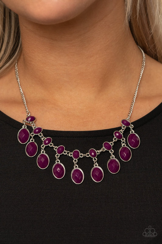 Lady of the POWERHOUSE - purple - Paparazzi necklace