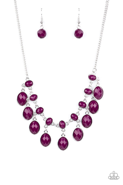 Lady of the POWERHOUSE - purple - Paparazzi necklace