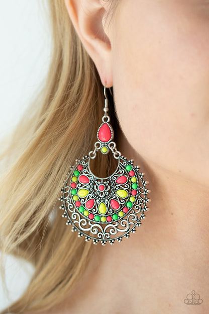 Laguna Leisure - multi - Paparazzi earrings