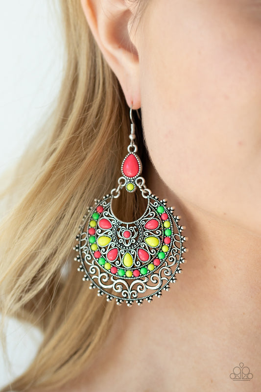 Laguna Leisure - multi - Paparazzi earrings