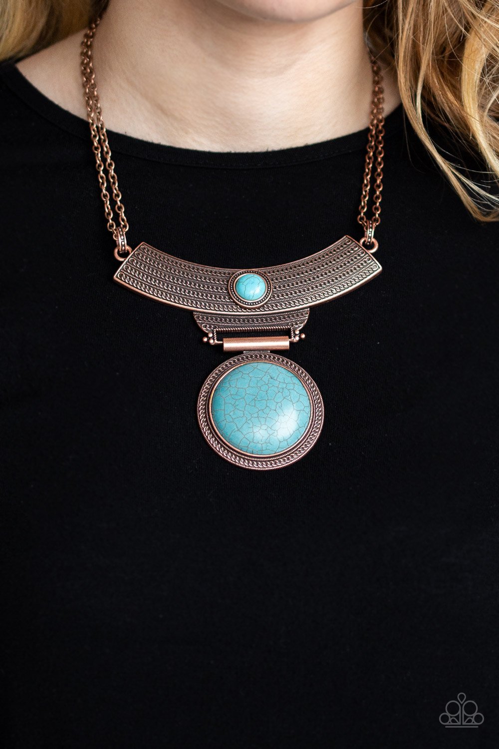 Lasting EMPRESS-ions-copper-Paparazzi necklace