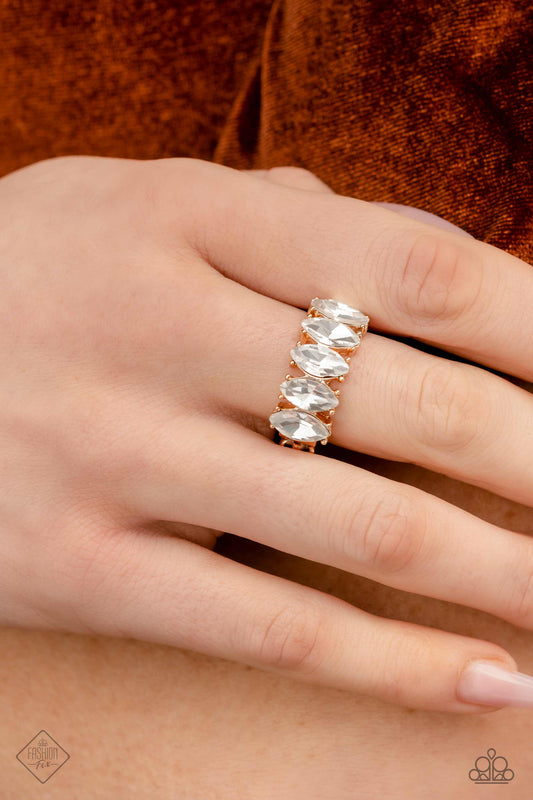 Lavish Lure - gold - Paparazzi ring