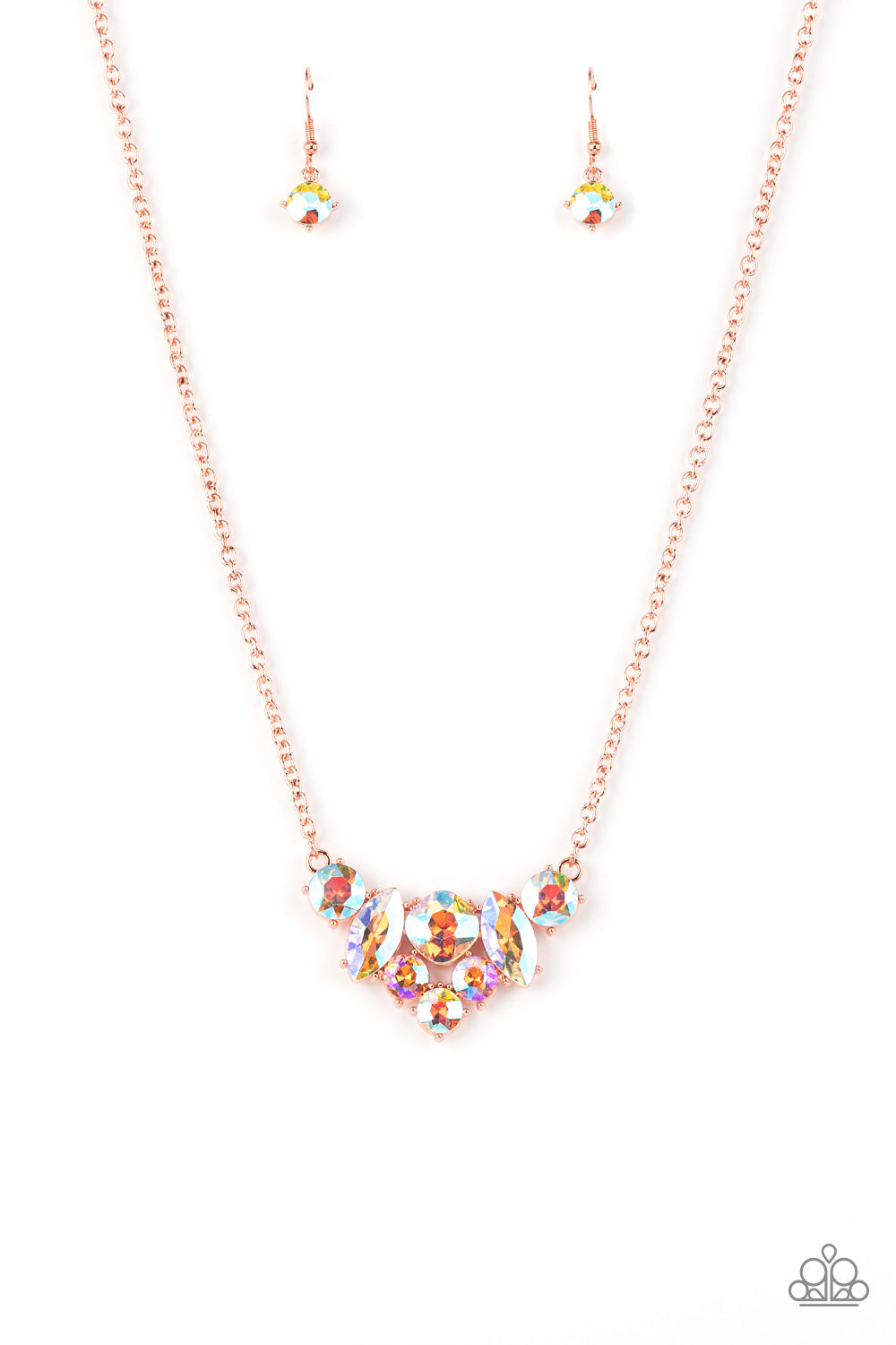Lavishly Loaded - copper - Paparazzi necklace