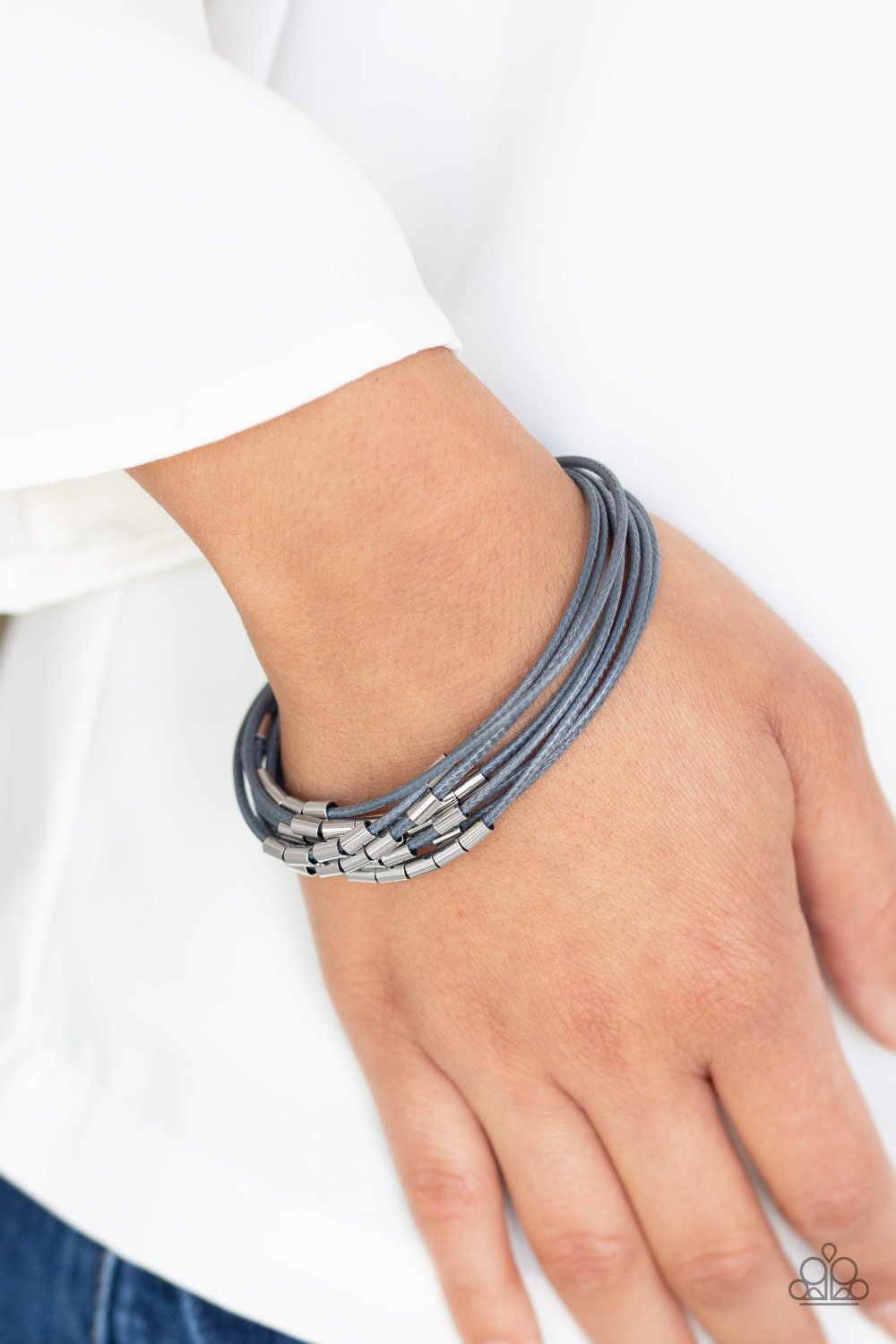 Lay Low-silver-Paparazzi bracelet