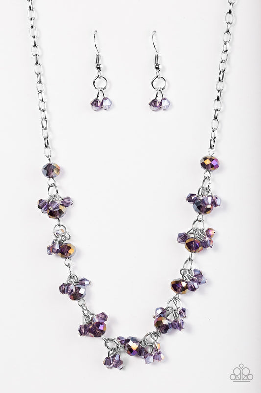 Leading STARLIGHT - Purple - Paparazzi necklace